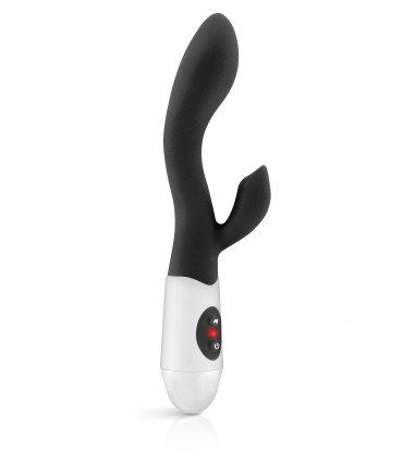 VIBRADOR SILICONA RABBIT NAYA NEGRO