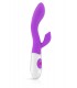 VIBRADOR SILICONA RABBIT NAYA MORADO