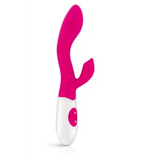 VIBRADOR SILICONA RABBIT NAYA ROSA