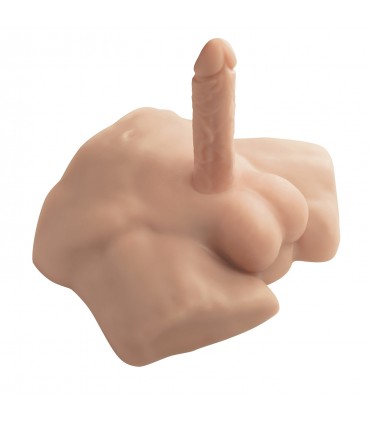 SILEXD TORSO APOLLO S CARNE + DILDO 17'7 CM