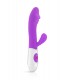 VIBRADOR SILICONA RABBIT ELYA MORADO