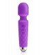 VIBRADOR LOVE WAND SILICONA RECARGABLE MORADO