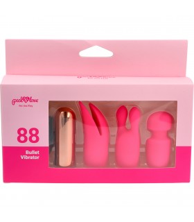 Nº 88 WIEDERAUFLADBARES GESCHOSS MIT ROSA SILIKONHÜLLEN