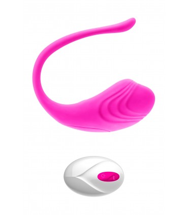 UOVO VIBRANTE ROSA RICARICABILE CON CONTROLLO