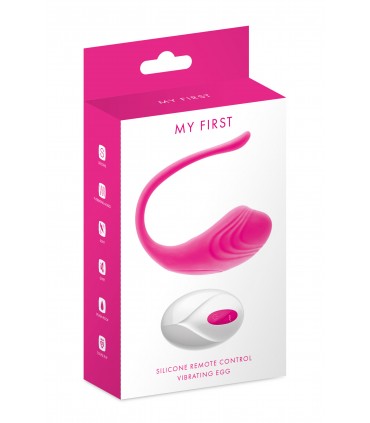UOVO VIBRANTE ROSA RICARICABILE CON CONTROLLO