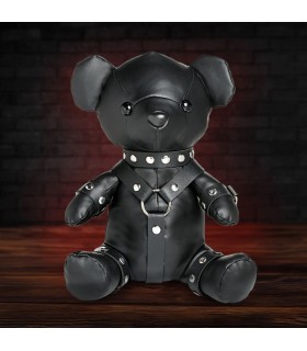 GIMP BEAR PLUSH - BLACK