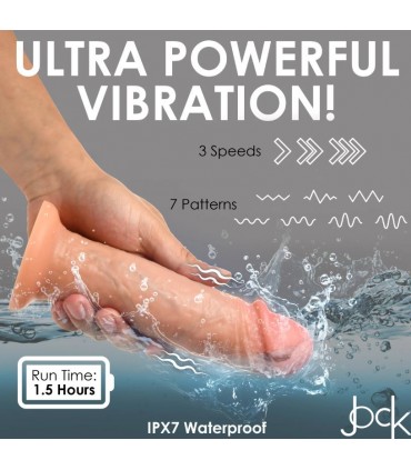 PÉNIS VIBRANT USB VRAI PEAU CHAIR 20'32 CM