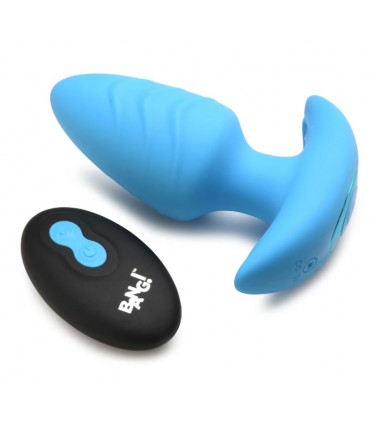 SPINA VIBRATORE E ROTATORE CON CONTROLLO USB BLU