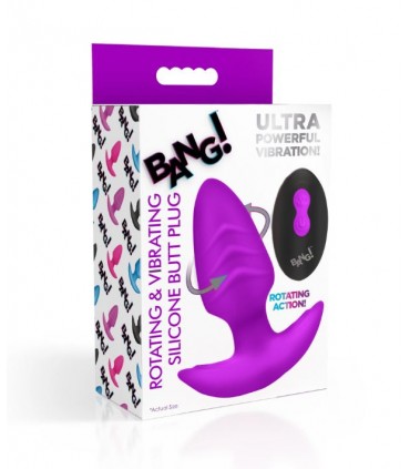 VIBRATOR- UND ROTATORSTECKER MIT LILA USB-STEUERUNG