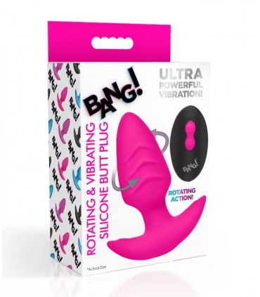 VIBRATOR- UND ROTATORSTECKER MIT ROSA USB-STEUERUNG
