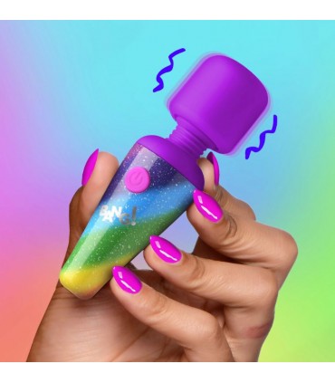 MINI BAGUETTE DE MASSAGE 10 FONCTIONS USB ARC-EN-CIEL