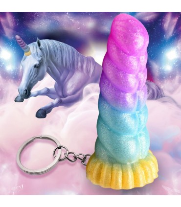 MYSTIQUE UNICORN SILICONE KEYCHAIN