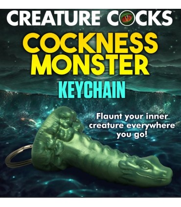 PORTE-CLÉS MONSTRE EN SILICONE