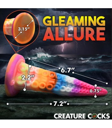 DILDO GLOW-IN-THE-DARK LUMINOCTOPUS