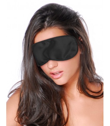 SATIN LOVE MASK BLACK