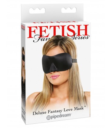 DELUXE FANTASY LOVE MASK BLACK
