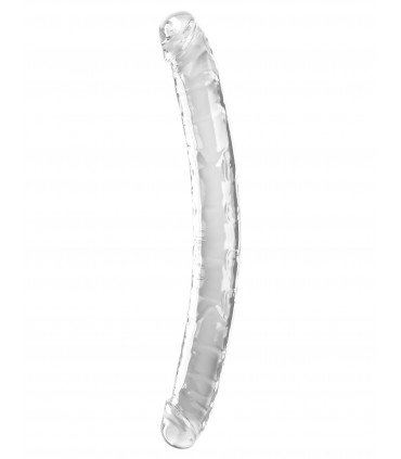 18" DOUBLE DILDO CLEAR