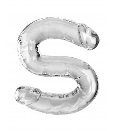 18" DOUBLE DILDO CLEAR