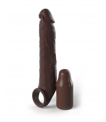 7" EXTENSION WITH STRAP BROWN