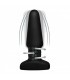 PLUG VIBRADOR USB SILICONA C/BOLAS GIRATORIAS Y MANDO 