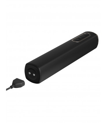 AUTO-THROB INFLATABLE VIBRATING PLUG BLACK
