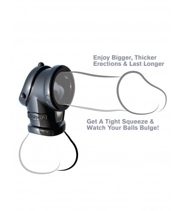 COCK PIPE WITH BALL-STRETCHER BLACK