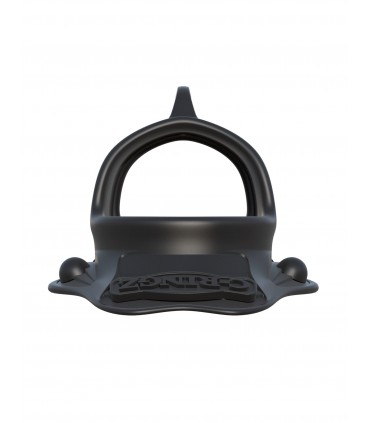 ROCK HARD RING & BALL-STRETCHER BLACK