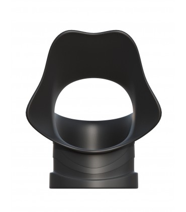 ROCK HARD RING & BALL-STRETCHER BLACK