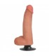 VIBRATEUR PÉNIS AVEC TESTICULES DE CHAIR 20"32 CM