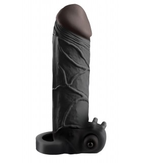 VIBRATING PIPEDREAM - REAL FEEL 2" EXTENSION BLACK