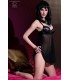 CR4035 BABYDOLL NEGRO C/ TANGA S/M