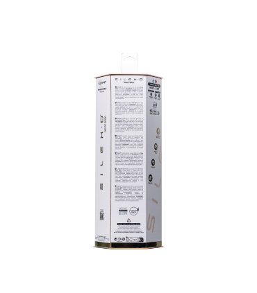 SILEXD DILDO ECHTHAUT MODELL 1 8" FLEISCH MIT HODEN