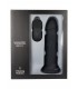 VIBRATORE REALISTICO R15 NERO 16,5 CM CON TELECOMANDO