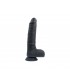 REALISTISCHER VIBRATOR & ROTATOR R9 SCHWARZ 19 CM MIT FERNBEDIENUNG