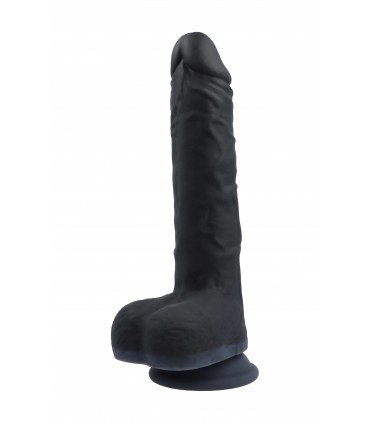 VIBRATORE E ROTORE REALISTICO R10 NERO 21 CM CON TELECOMANDO