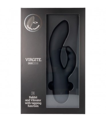 V9 BLACK RECHARGEABLE TAPPING VIBRATOR