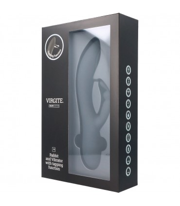 V9 BLACK RECHARGEABLE TAPPING VIBRATOR