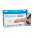 6" SILICONE HOLLOW STRAP-ON - DUAL DENSITY