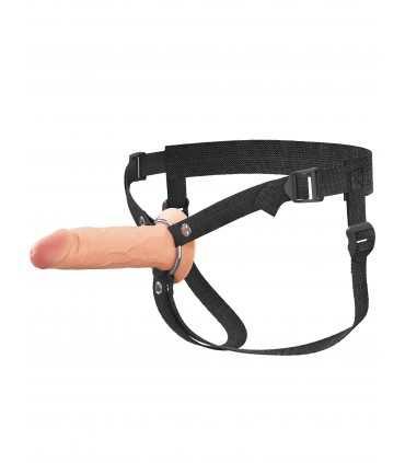 STRAP-ON CAVO IN SILICONE DA 6" - DOPPIA DENSITÀ