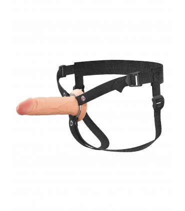 STRAP-ON CAVO IN SILICONE DA 6" - DOPPIA DENSITÀ
