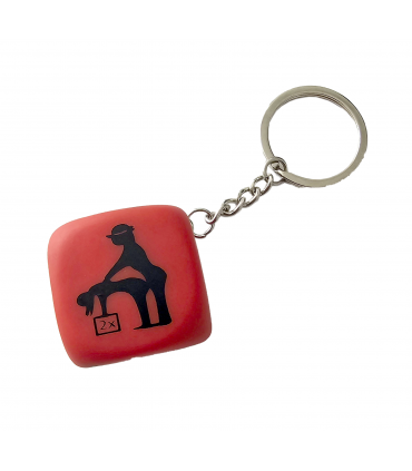 DICE POSITIONS KEYCHAIN PACK OF 12 UNITS