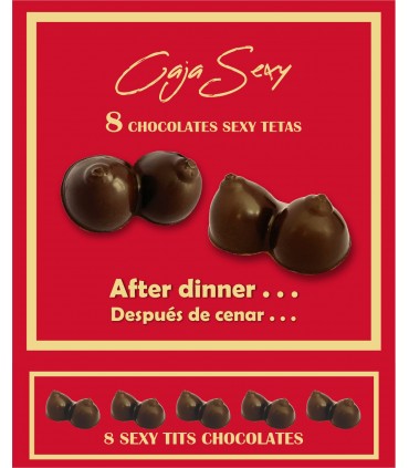 BOITE ROUGE SEXY 8 TITA CHOCOLAT NOIR