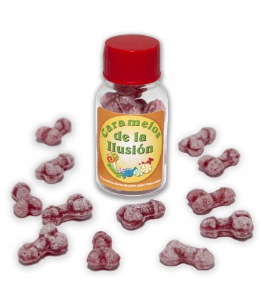 PACK 12 POTS DE 10 UNITÉS BONBON PITO DE LA JOY FRAISE-CERISE