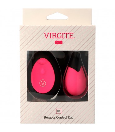 HUEVO C/ MANDO G1 RECARGABLE ROSA