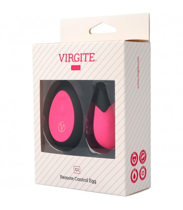 HUEVO C/ MANDO G1 RECARGABLE ROSA