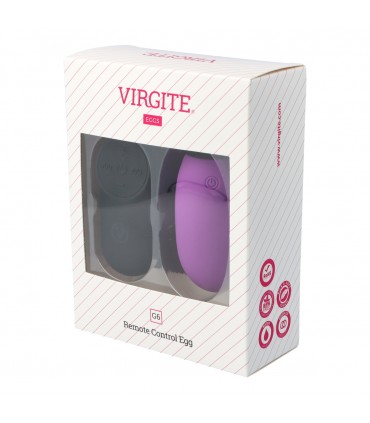 HUEVO VIBRADOR G6 RECARGABLE MORADO