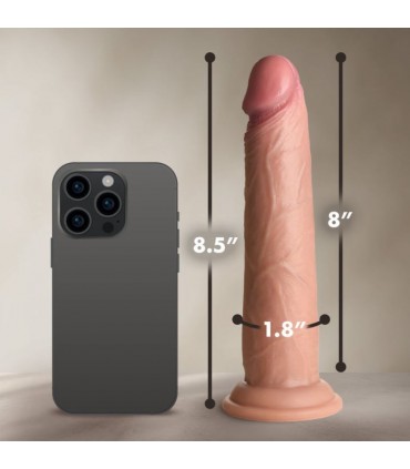 JOCK DILDO IN SILICONE IN VERA PELLE 21'60 CM