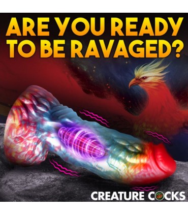 VIBRADOR SILICONA RAINBOW PHOENIX