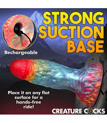 VIBRADOR SILICONA RAINBOW PHOENIX