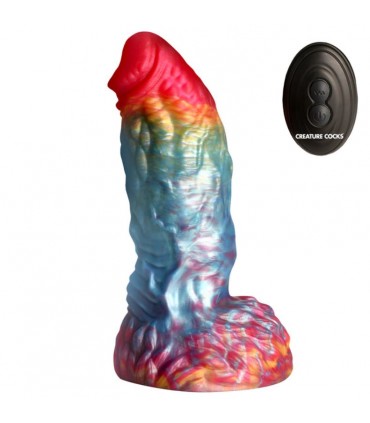 VIBRADOR SILICONA RAINBOW PHOENIX